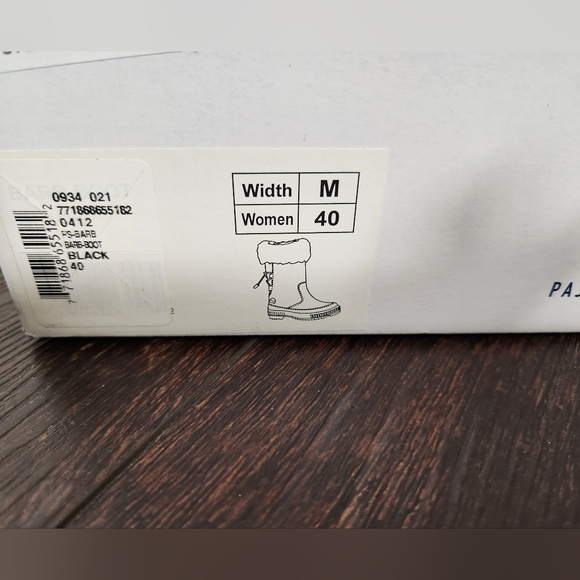 New IOB Pajar 1963 Black Boots, Fur - Picture 4 of 13